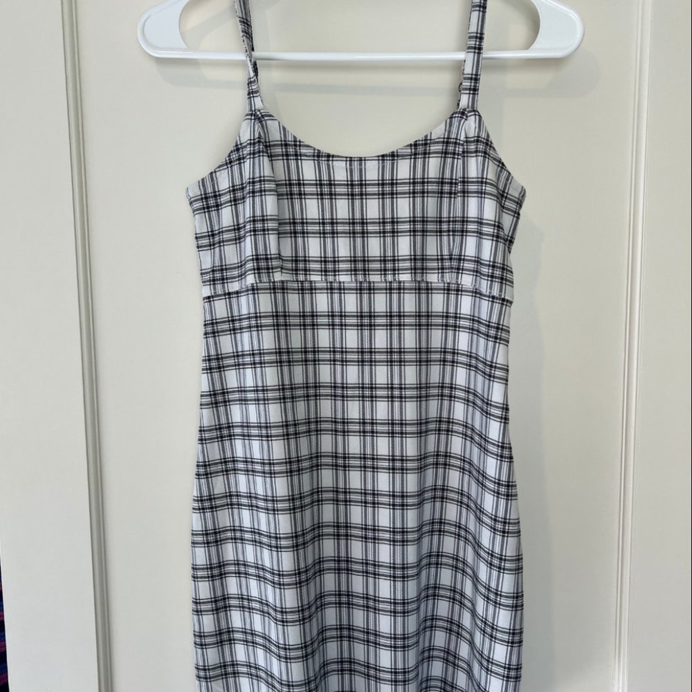Hollister Plaid Spaghetti Strap Dress